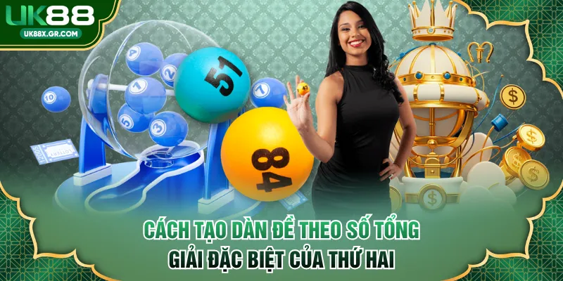 Cách tạo dàn đề theo số tổng giải đặc biệt của thứ hai